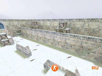 Карта «aim_snowy_winter» для CS 1.6