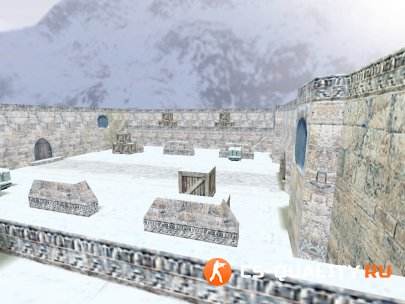 Карта «aim_snowy_winter» для CS 1.6