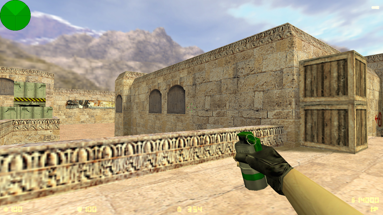 CS 1.6 с вытянутыми руками