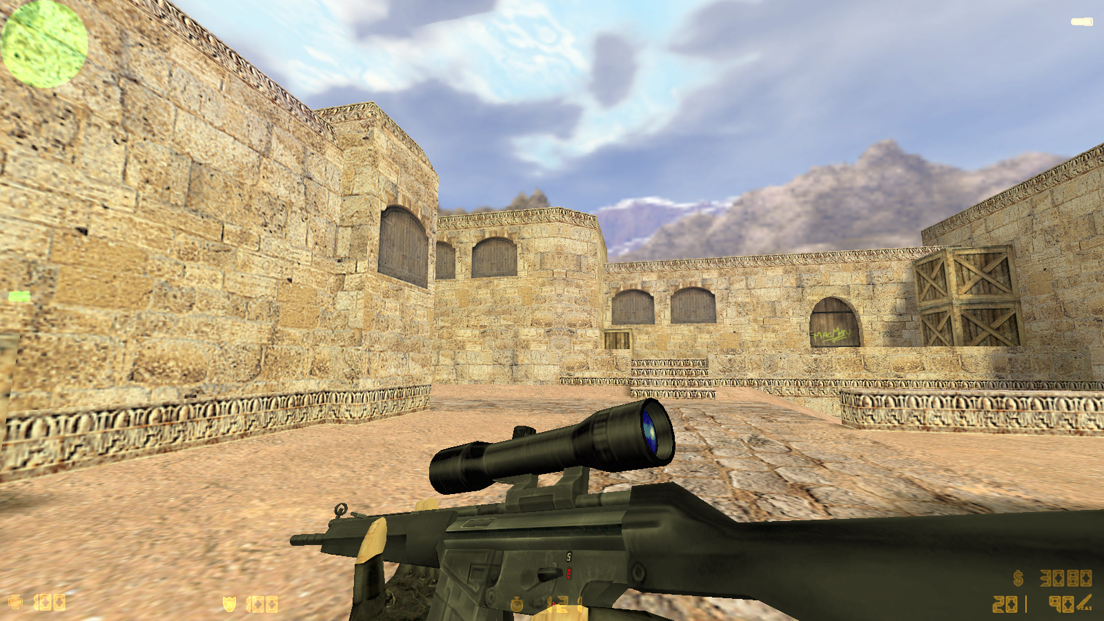 CS 1.6 с осмотром оружия